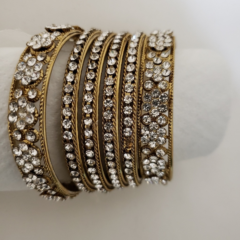 Golden Bangle set - Picture 4 of 5